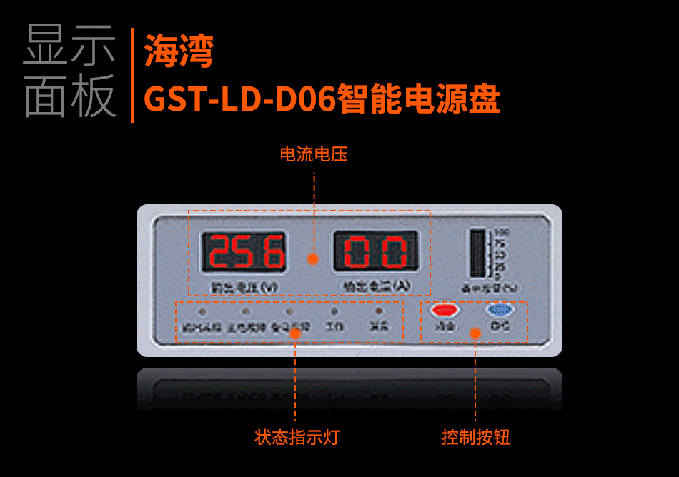 GST-LD-D06智能電源盤顯示面板